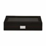 Watch Box, Leather Watch Organizer, 6 Slots Display Case
